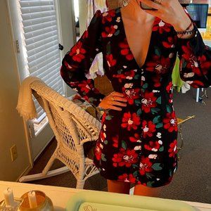 Vintage Look - Fall Long Sleeve Poppy Dress